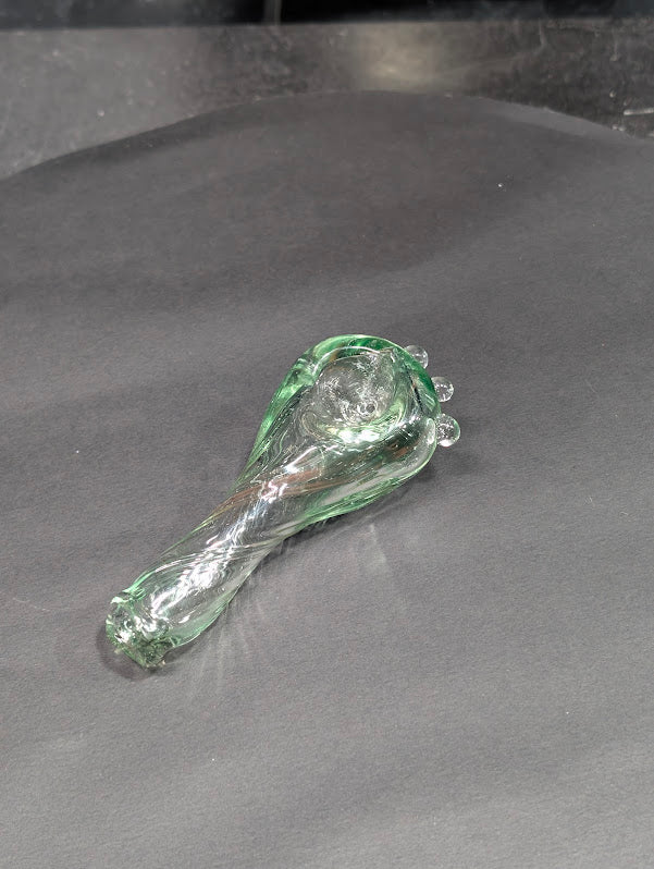 Transparent Green Glass | Subtle Forest Tint | One-Of-One | Disasterpiece Glass