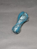 Teal Swirl Glass | Layered Wave Design | One-Of-One | Disasterpiece Glass