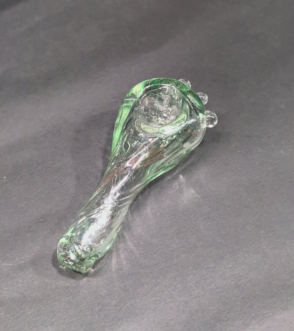 Transparent Green Glass | Subtle Forest Tint | One-Of-One | Disasterpiece Glass