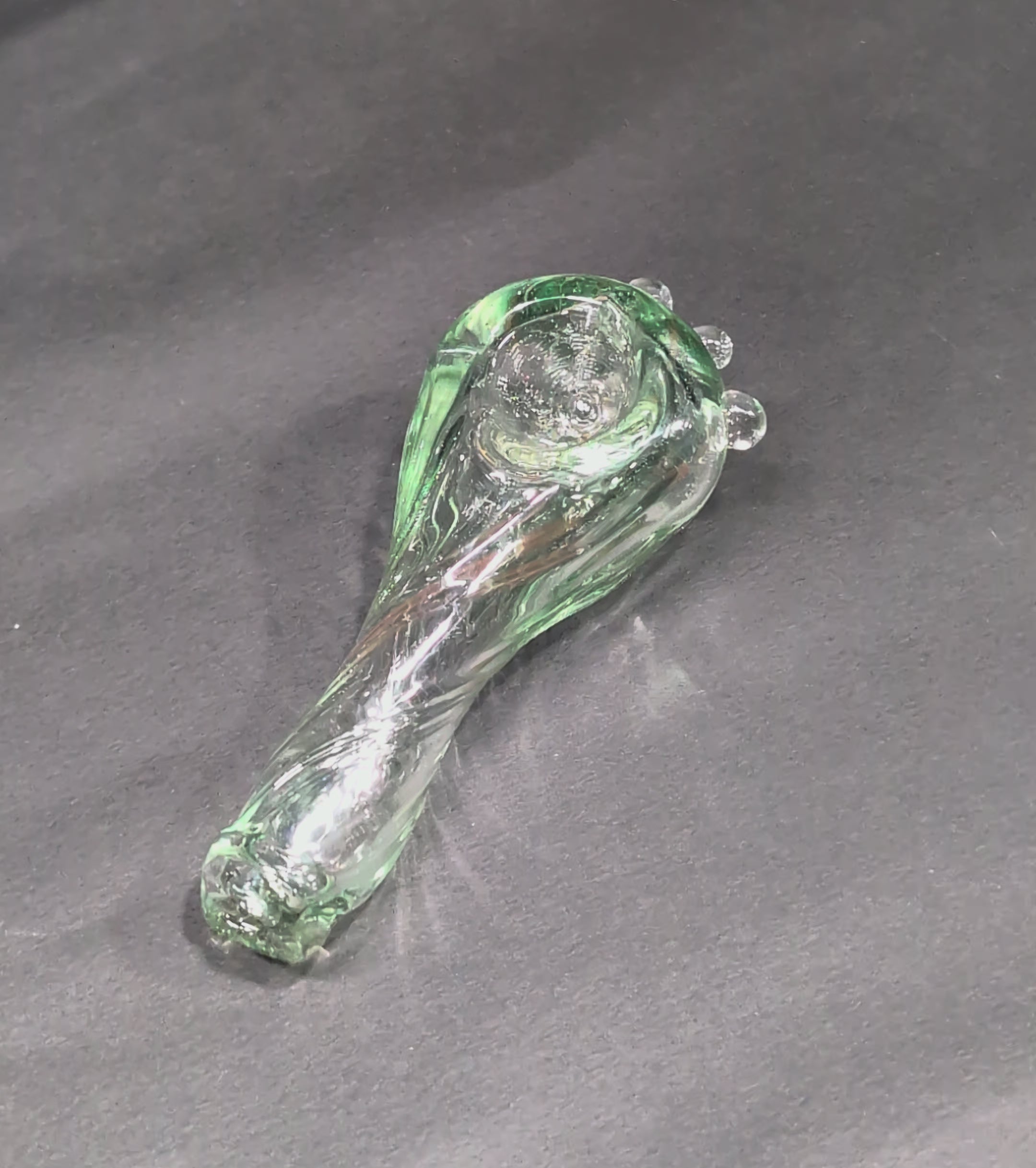 Transparent Green Glass | Subtle Forest Tint | One-Of-One | Disasterpiece Glass